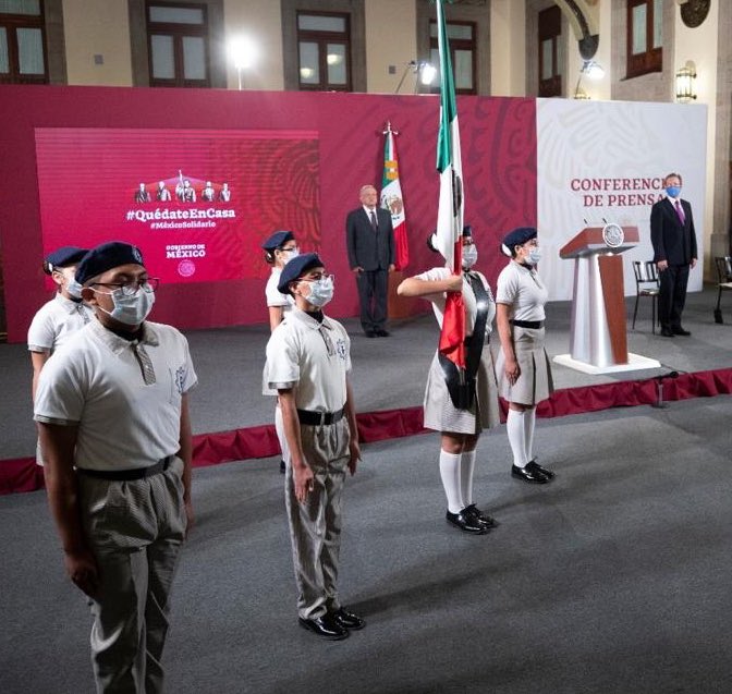 Desde Palacio Nacional Dan Banderazo Para Inicio De Nuevo Ciclo Escolar