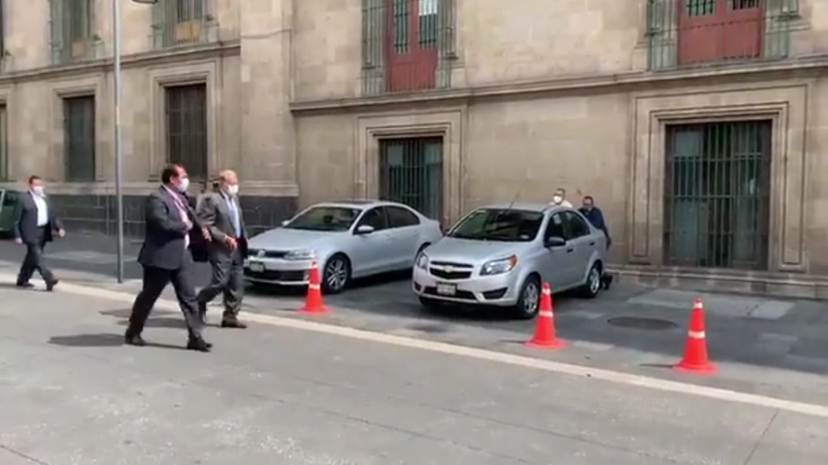 AMLO se reúne con Carlos Slim y Claudia Sheinbaum en Palacio Nacional