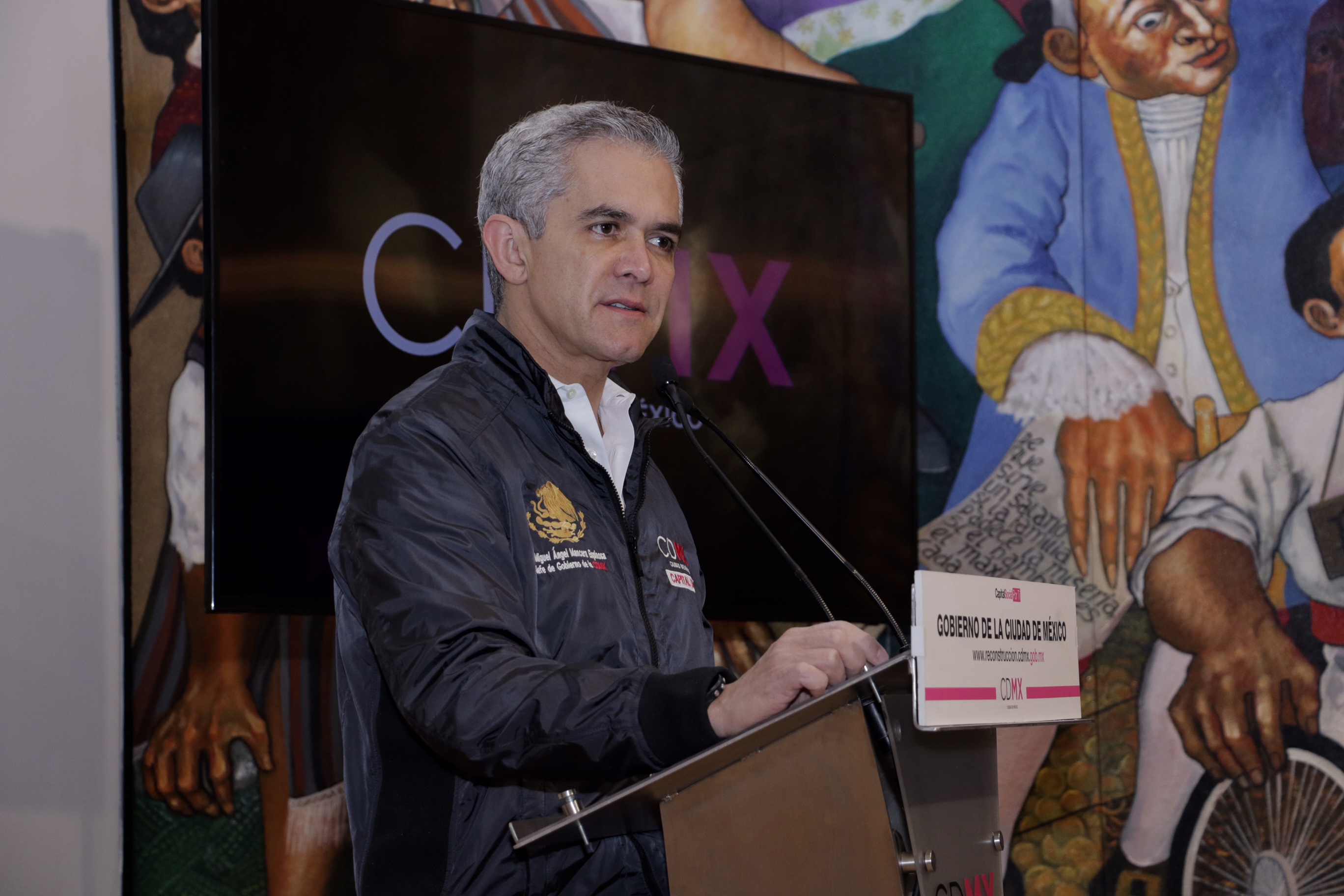 Miguel Ángel Mancera, Conferencia de prensa hace llamado para mejorar presupuesto de la CDMX