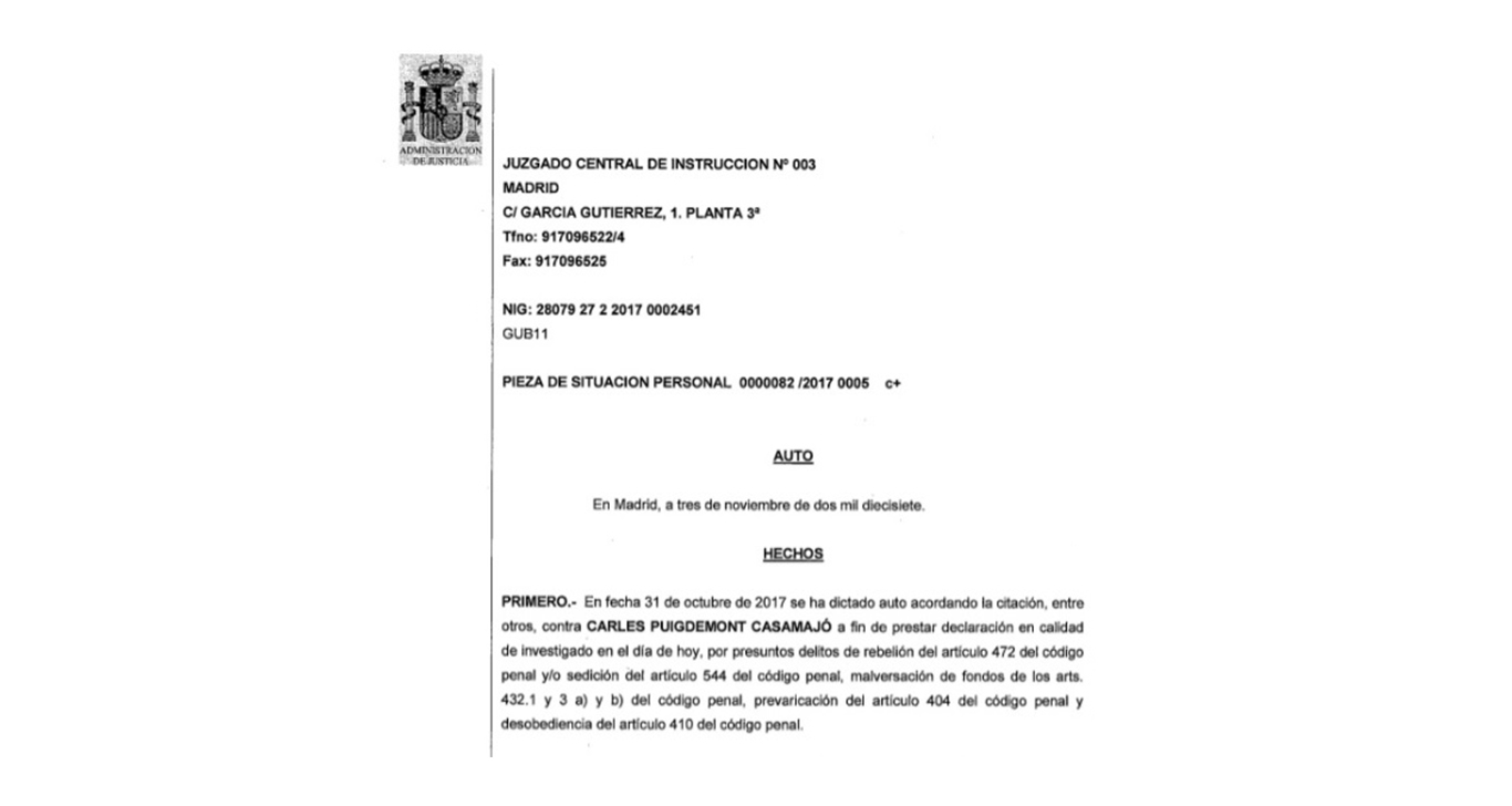 Puigdemont, arresto