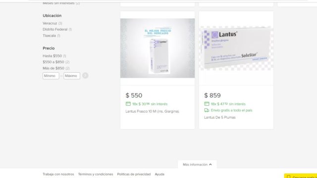 diabetes ilegal medicamentos