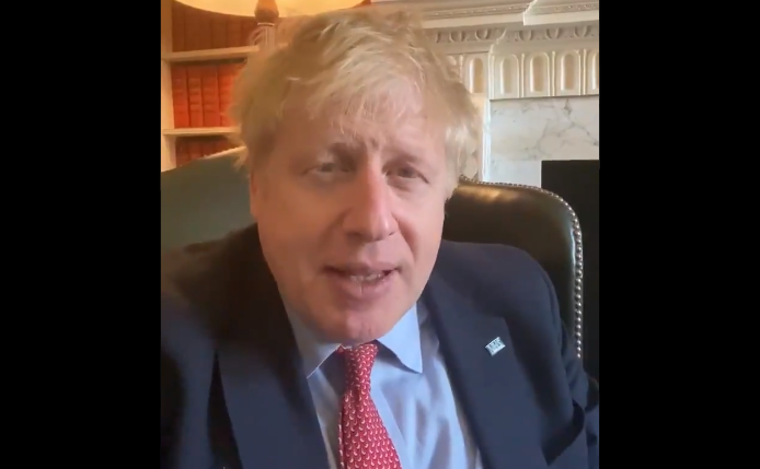 Boris Johnson da positivo por coronavirus; presenta síntomas leves