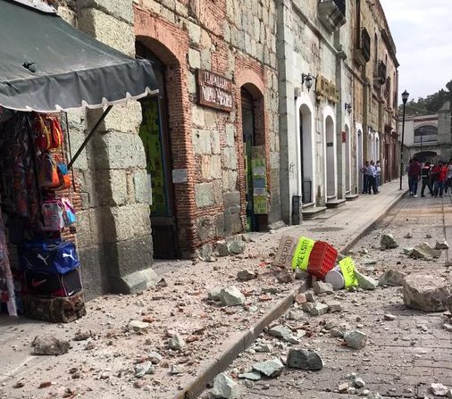 Sismo en Oaxaca deja una persona muerta y un herido