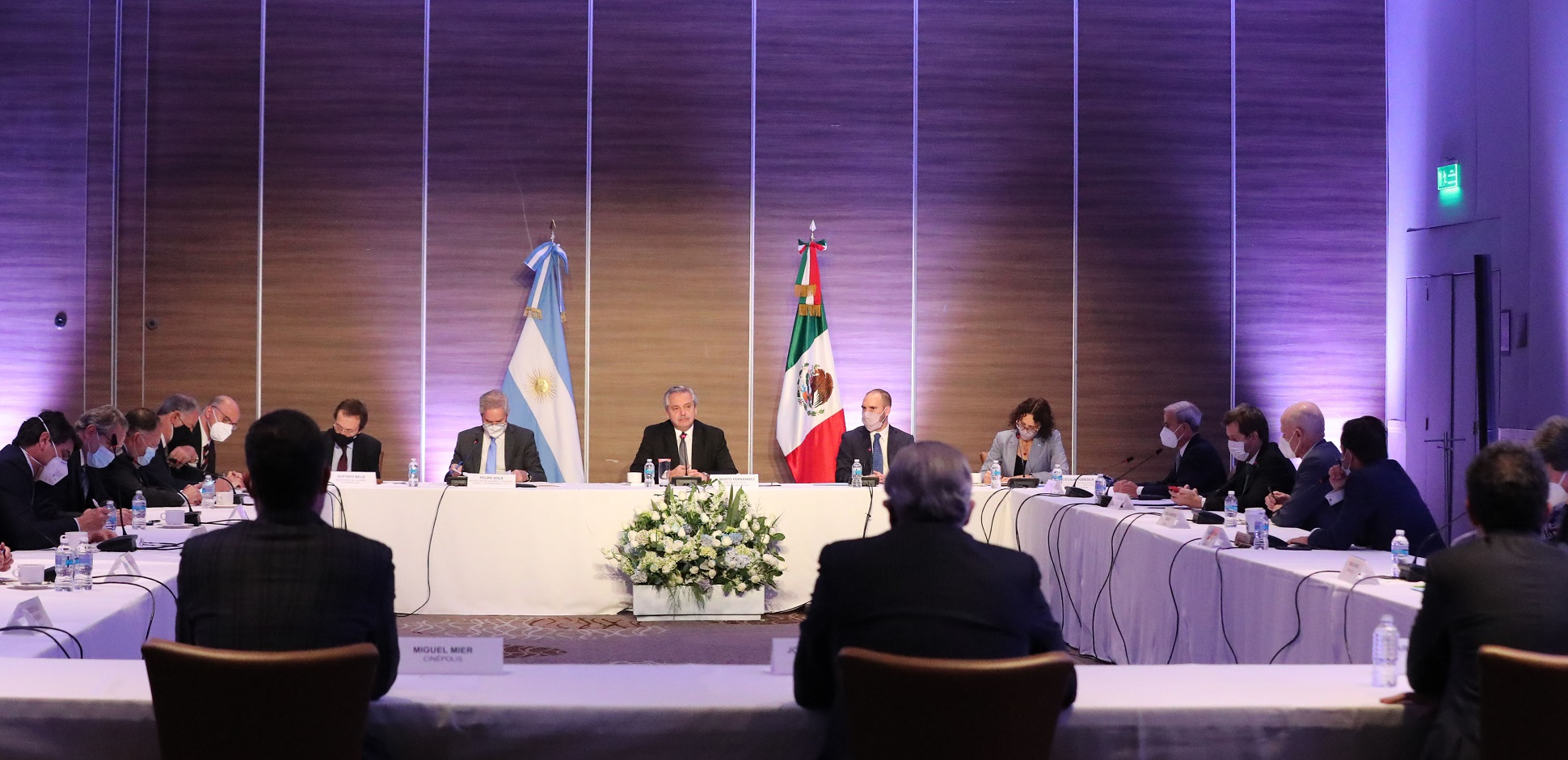 Reunión con Alberto Fernández, amena y cordial: empresarios mexicanos