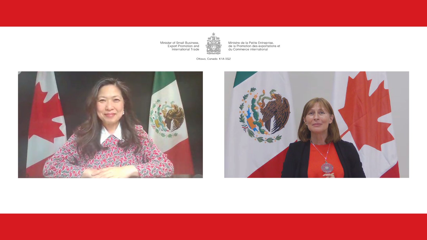 Mary Ng y Tatiana Clouthier