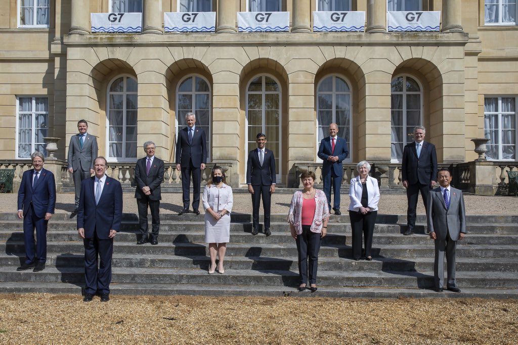 Reunión ministros de Finanzas del G7 / https://twitter.com/RishiSunak
