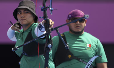 Va la primera; México gana medalla de bronce en tiro con arco mixto