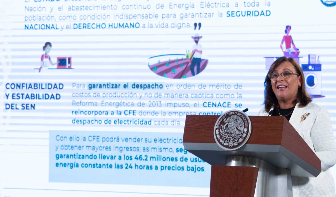 Rocío Nahle / Presidencia de la República