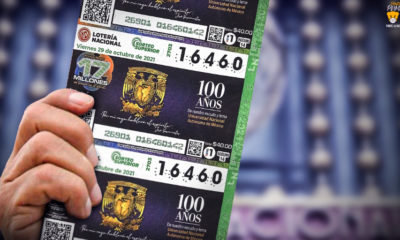 UNAM presentó un billete conmemorativo de la Lotería Nacional