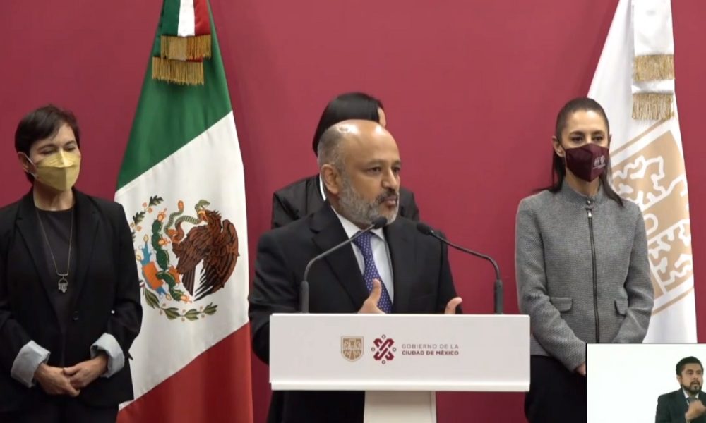 Guillermo Rosales Zárate en conferencia con Claudia Sheinbaum Pardo