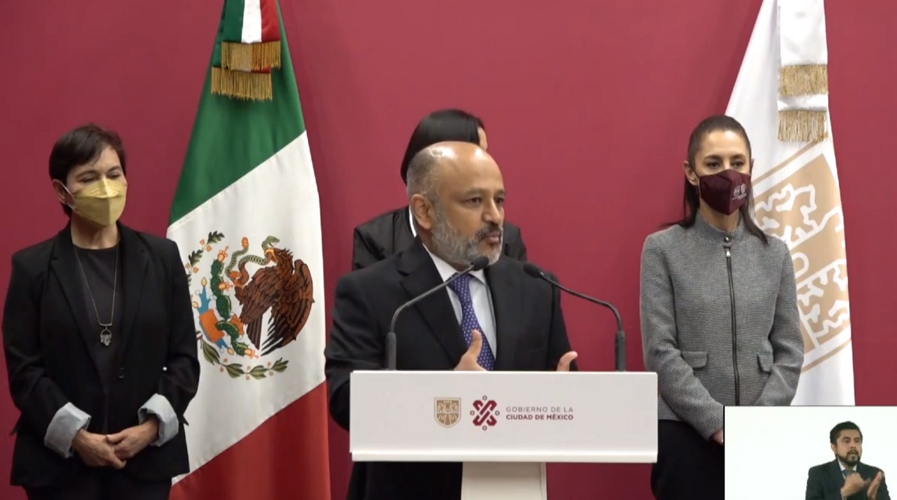 Guillermo Rosales Zárate en conferencia con Claudia Sheinbaum Pardo