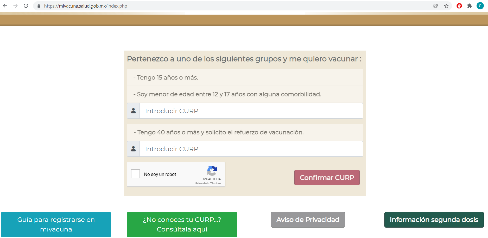 vacunación, refuerzo