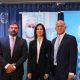 A la derecha, Juan Ferrer, director del Insabi, con representantes de Unops en México / @INSABI_mx