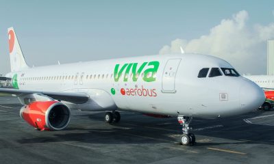 Avión de Viva Aerobus