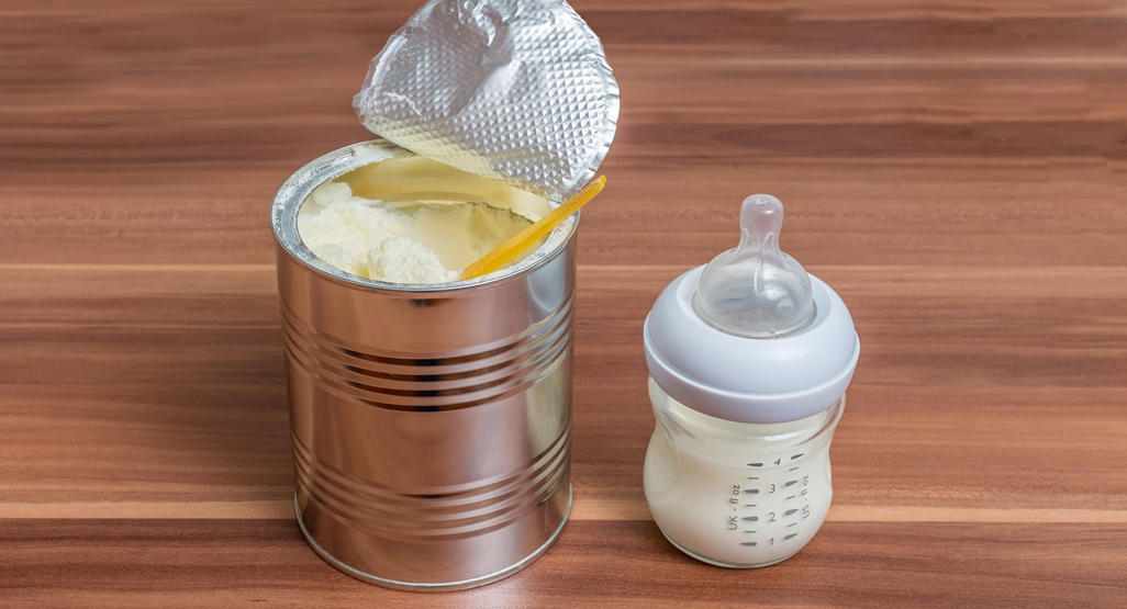Fórmula láctea para bebés / https://espanol.babycenter.com/