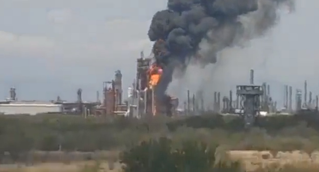 Incendio en Refinería de Cadereyta
