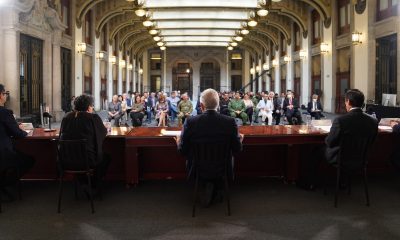 Reunión del gabinete presidencial en Palacio Nacional / @lopezobrador_