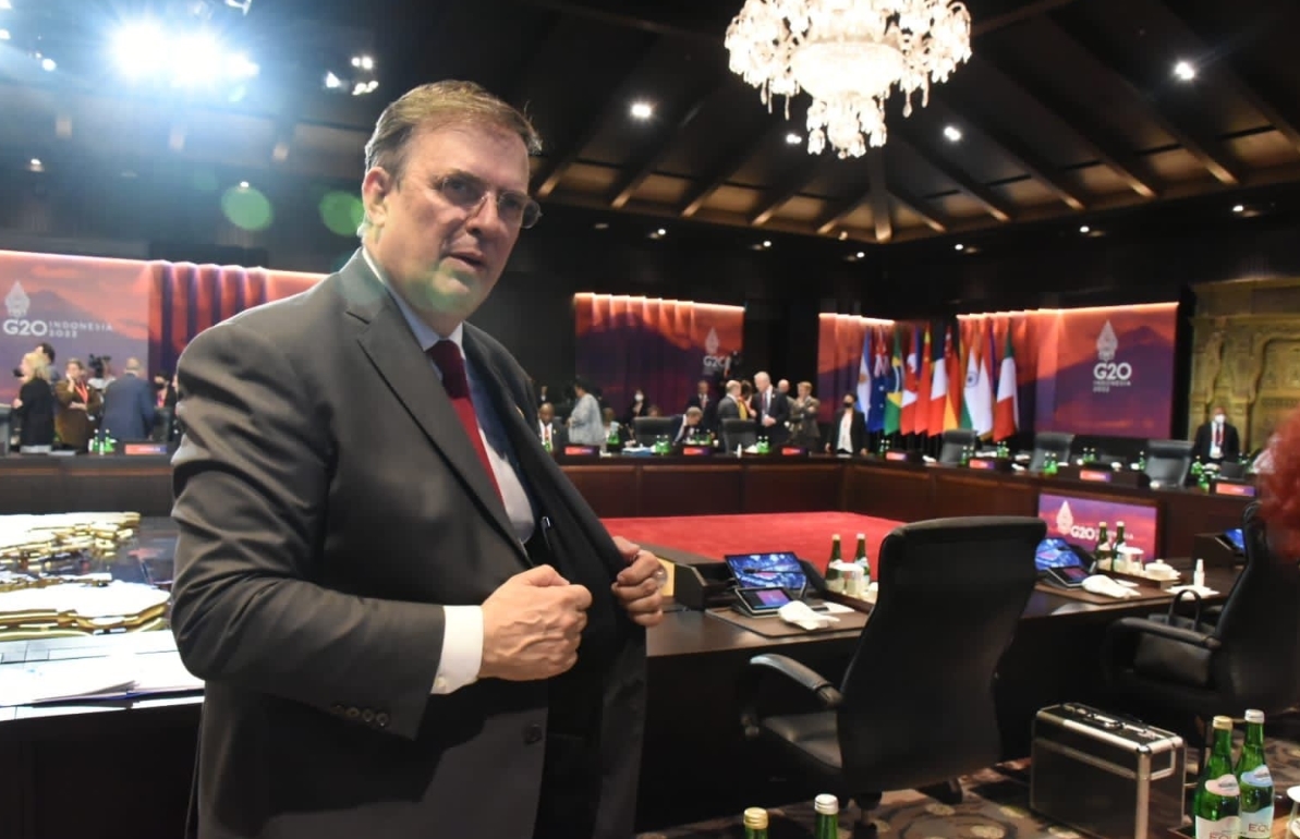 México pide en Cumbre del G20 diálogo “inmediato” para terminar guerra en Ucrania