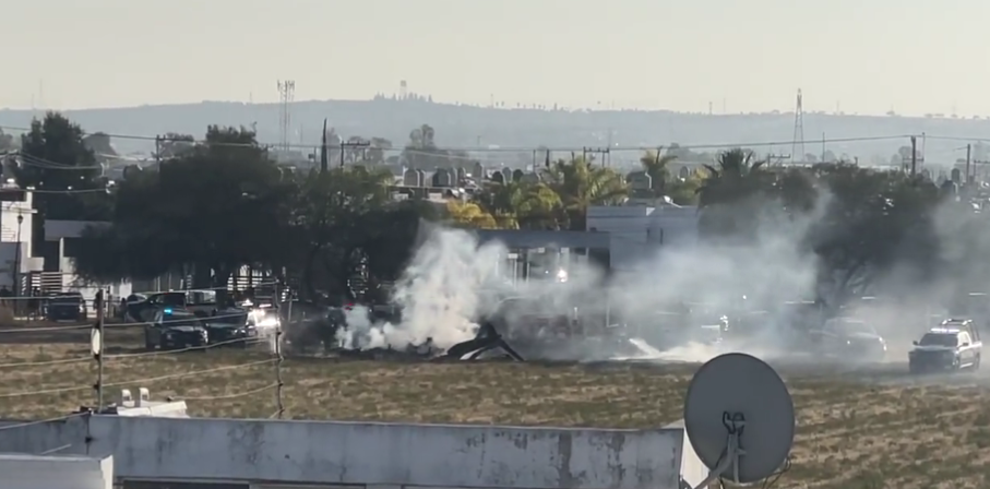 Muere secretario de Seguridad de Aguascalientes en desplome de helicóptero
