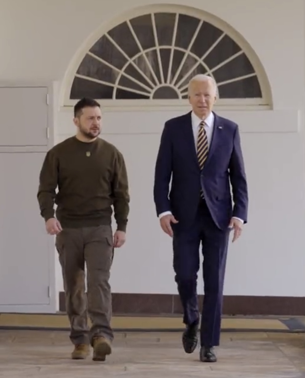 Encuentro entre Biden y Zelenski: EU mantendrá apoyo a Ucrania