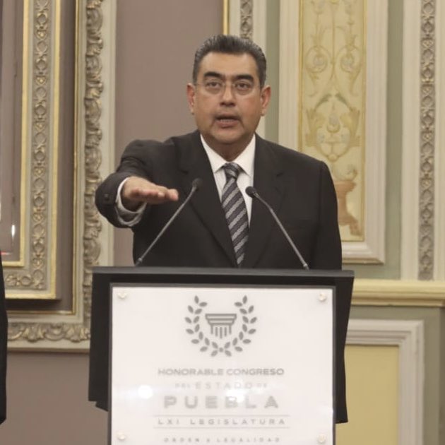 Sergio Salomón Céspedes Peregrina, gobernador sustituto de Puebla