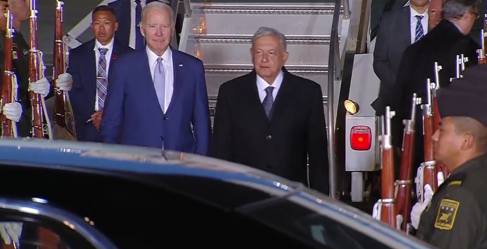 Joe Biden llegó a México; el Air Force One aterrizó en el AIFA (VIDEO)