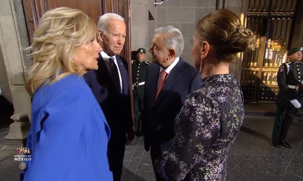 AMLO recibió a Joe Biden en Palacio Nacional