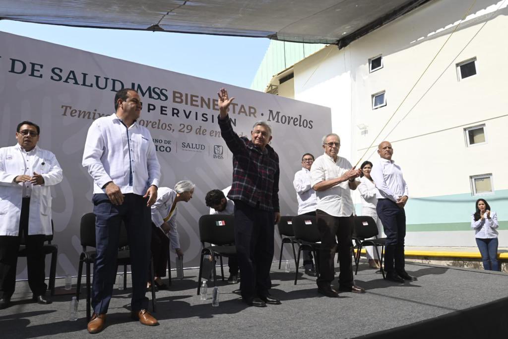 AMLO apoya próxima marcha por la defensa de la salud pública… en España