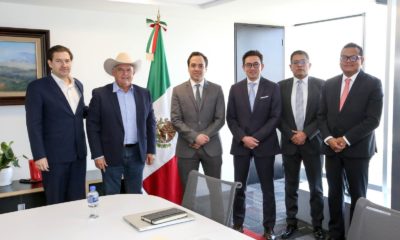 Alejandro Encinas y productores ganaderos / @SE_mx