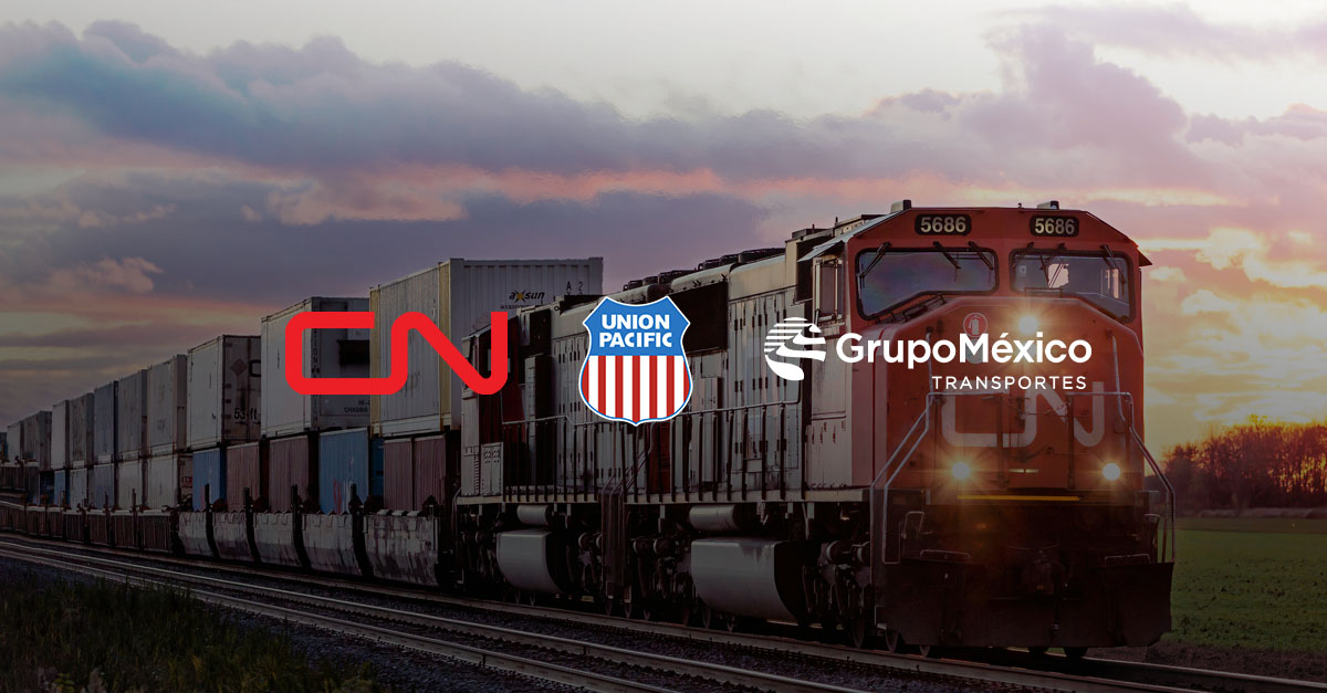 Grupo México, Union Pacific y Canadian National anuncian alianza de transporte ferroviario