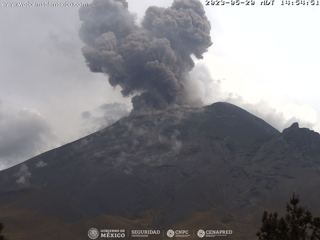 Semáforo de alerta volcánica por Popocatépetl cambia a Amarillo Fase 3