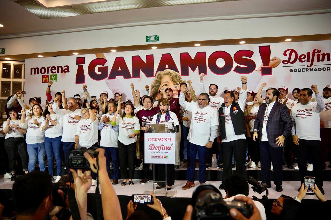 Tendencias electorales dan como ganadores a Delfina Gómez en Edomex y Manolo Jiménez en Coahuila
