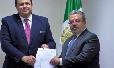 Javier Alonso Vega Dour recibe su nombramiento / @SENEAM_mx