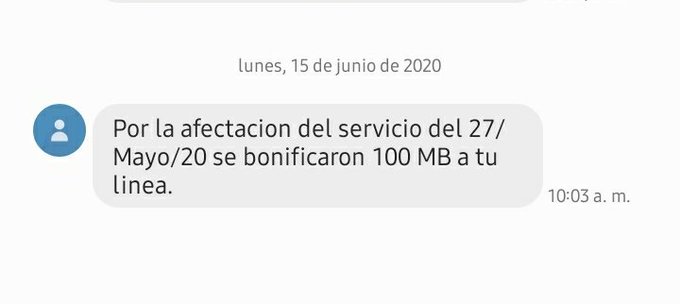 Telcel bonifica a usuarios con MB gratis, tras fallo en mayo